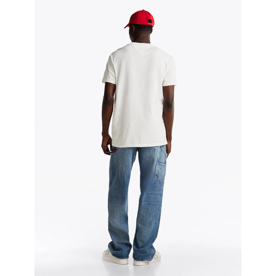 Tommy Hilfiger Ανδρική κοντομάνικη μπλούζα Signature Logo Embroidery T-Shirt